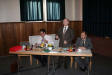 Peter Blling, Hans Gnter Hennemann, Hans Gnter Sorger, Hans Gnter Hennemann erffnet die JHV 2011